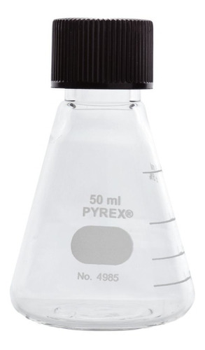 Matraz Erlenmeyer 50 Ml Pyrex C/tapon