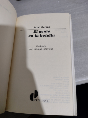 El Genio En La Botella Sarah Corona Rp105 (Usado)