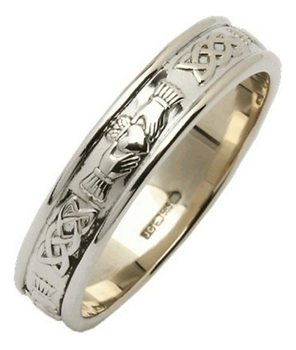 Anillo Claddagh Plata 925 Irlanda 