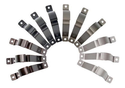 2 X 3 Soportes Ajustables Para Barra De Cortina De 2 Piezas