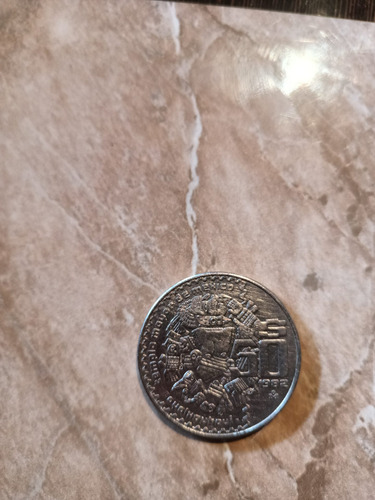 Moneda De Colección De La Diosa Coyolhouhqui  De 50 Pesos