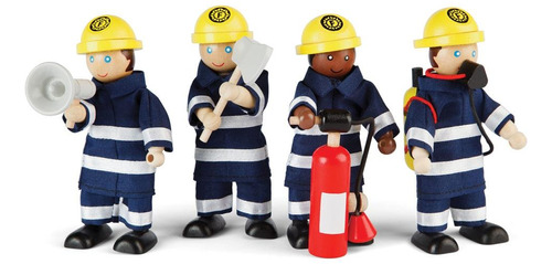 Bigjigs Toys Set De Bomberos