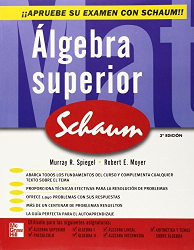 Algebra Superior.. - Murrayr. Spiegel