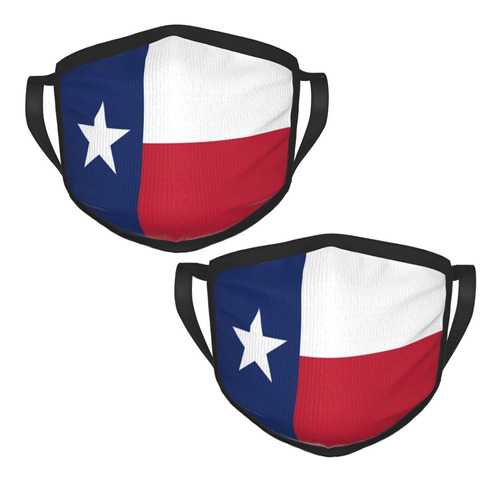 Ainidamiss 2 Unids Texa Flag State Polvo Lavable Filtro