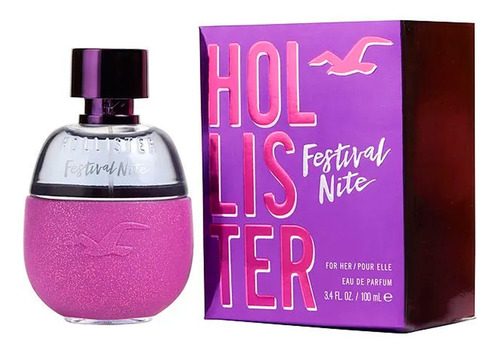 Imagen 2 de 5 de Perfume Dama Eau De Parfum Hollister Festival Nite 100ml