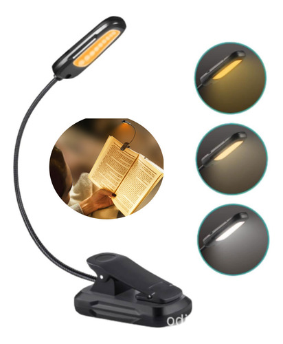 Luz De Leitura, Luz De Clipe, Luz De Clipe De Livro, Type-c