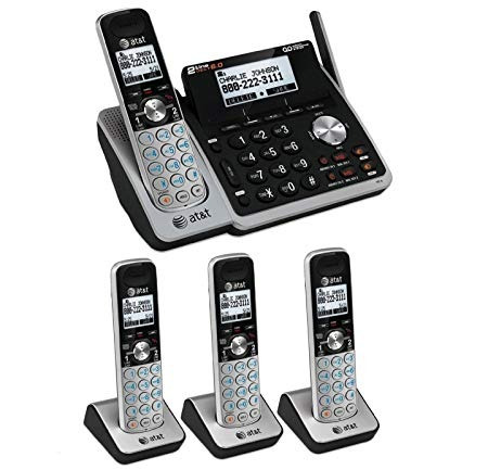 At & T (tl88102) Dect 6.0 Auricular 1-2-line Teléfono Fijo P