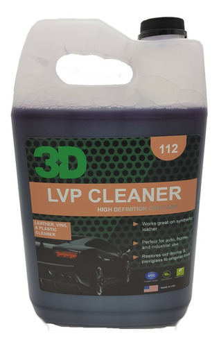 Limpiador Piel, Vinil Y Plástico 3d Lvp Cleaner Gal Envasado