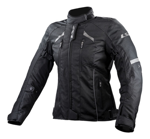 Campera Moto Hombre Ls2 Serra Dama Jacket Negra