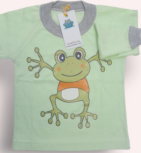 Imagen 3 de 3 de Remeras De Algodón Estampadas Bebés Talles 1 Al 5