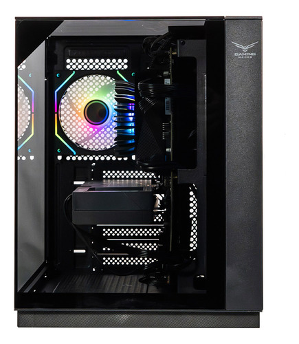 Gabinete Gamer Naceb Na-0638 M-atx Itx Cristal Templado