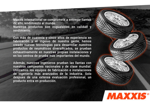 Una Llanta Maxxis 185/65r15 Ma-202 88h