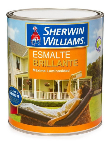 Pintura Esmalte Sintetico Sherwin Williams Brill Rojo Clasic