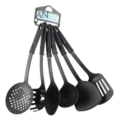 Set De Utensilios De Cocina 6 Piezas Plastico Hogar