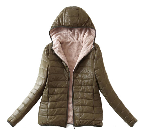 Chaqueta Polar De Algodón M Plus Para Mujer, Abrigo Cálido D