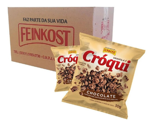 Granola Croqui Personal Chocolate 30g  Caixa 50 Sache