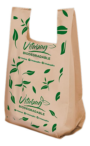 Bolsa Biodegradable De Asa Poliseda Marca Vitabag (1 Kg)