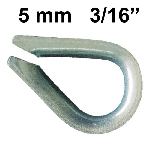 Guardacabos 3/16 5mm Kit De 6 Unidades
