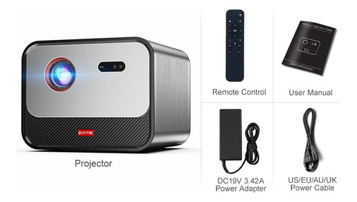 Projetor Laser Byintek R80 Fullhd 4k 2200 Ansi Android 11