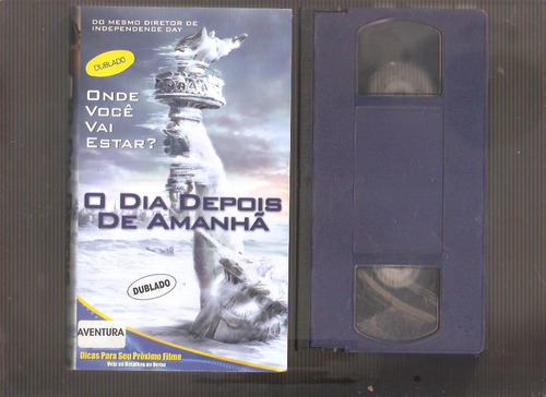 Vhs O Dia Depois De Amanhã - Original - Dublado 