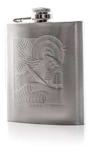 Petaca Acero Gris 7 Oz Gris Haka Honu