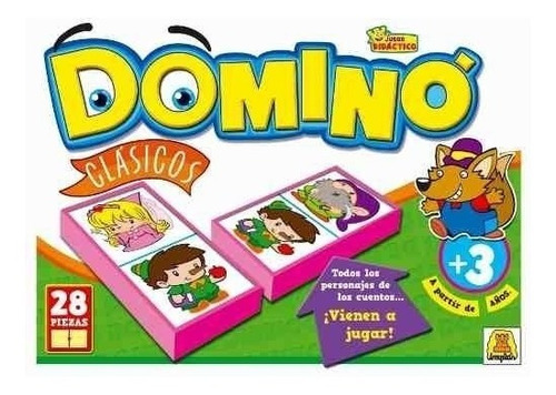Imagen 1 de 4 de Juego De Mesa Domino Clásicos Implas