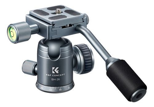 Trípode Metálico K&f Concept Con Cabezal Esférico De 26 Mm