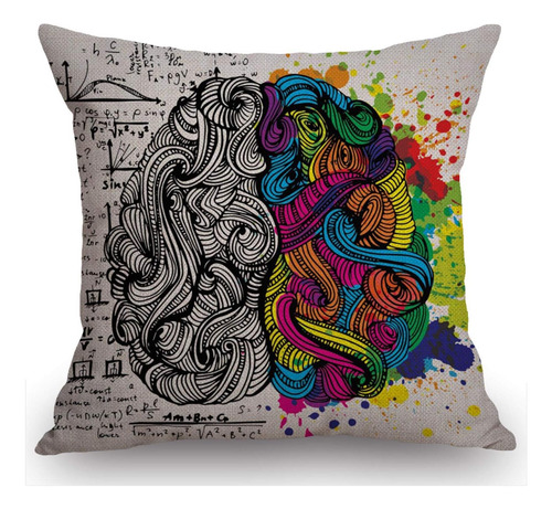 Swono Brain Science Cotton Linen Trow Cusco Cushion Coushion