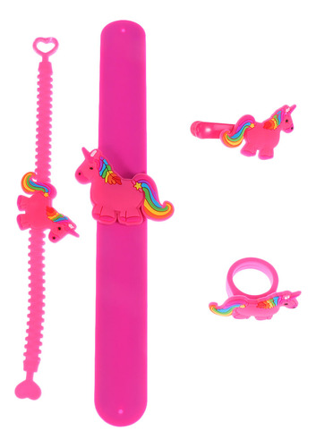 Pulsera Birthday Unicorn Toys, 4 Unidades