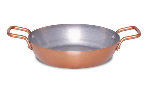 5 Panelinhas Frigideira Pergaminho Com Alças N 16 Cor Cobre