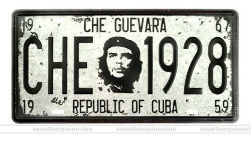 Che Guevara Chapa De Metal Tamaño Auto