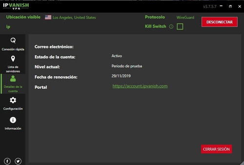 Imagen 3 de 6 de Ipvanish Vpn Tiempo Indefinido - Leer Descripción