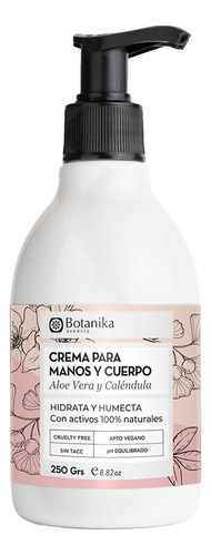 Crema Manos Cuerpo Botanika Natier Aloe Caléndula 250grs