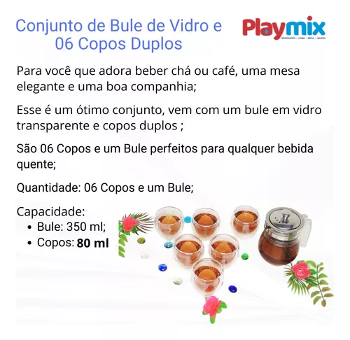 Jogo cha que vem com bule