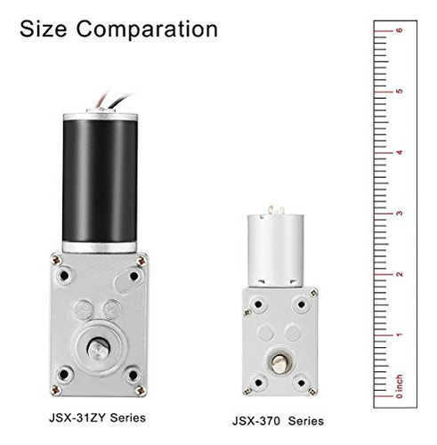 Dc 24v 30rpm Reductor Turbina Alto Esfuerzo Torsion Eje