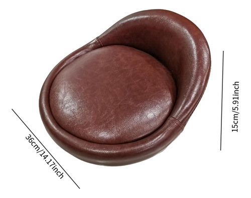 Taburete De Bar De Repuesto, Asiento Impermeable, Marrón