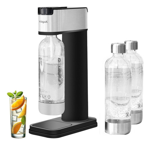 Máquina De Agua Con Gas Y Refrescos Con 2 Botellas