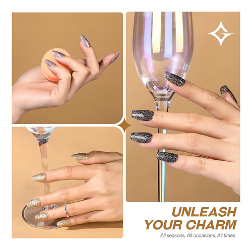 Juego De Esmalte De Uñas: Kit De Esmalte De Uñas Con Purpuri