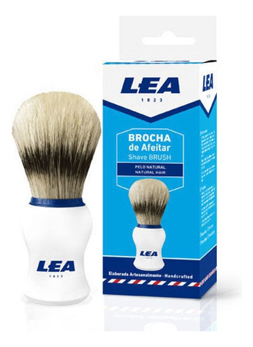 Brocha De Afeitar Cerda Natural Lea