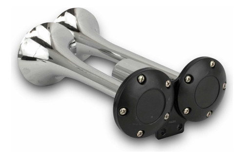 Corneta Importada Aire Cromada Doble Camión 12-24v Acero/ino