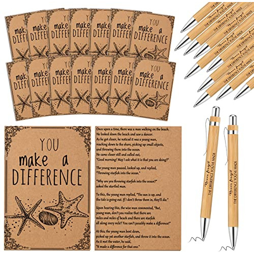 30 Set Starfish Story Gifts Set You Make Difference Ins...