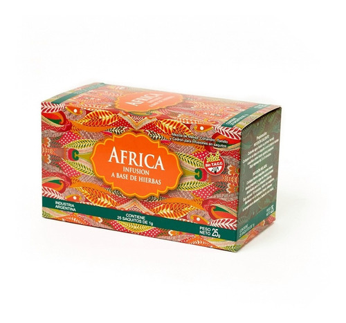 Té África (melisa Coriandro Tomillo Cedrón) Oasis Pack X 3