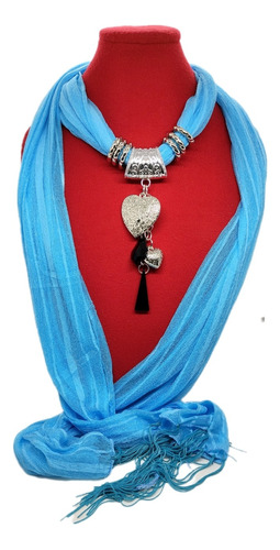 Collar Tipo Chalina Multiusos Outfit Con Dijes.mariann Moon