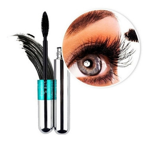 Imagen 3 de 8 de Mascara Pestañas 4d Rimmel Volumin Fibras De Seda X 12 Unid.