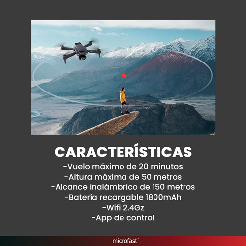 Imagen 3 de 10 de Mini Drone Foldable Control Remoto Wifi 2.4gz Giro 360º