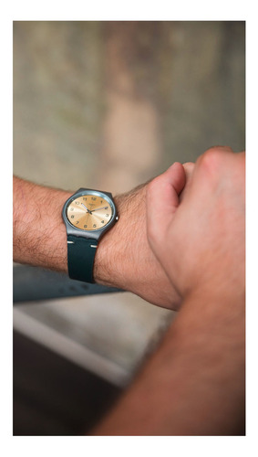 Reloj Swatch Trovalized Ss07m101 Color de la correa Verde