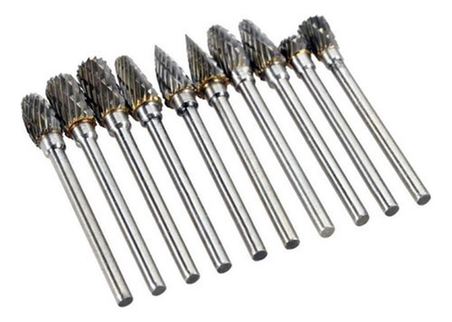 . 1 Fresa Rotativa De Carburo Yg8 De Acero De Tungsteno, 10