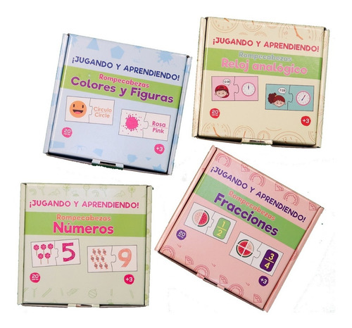 Rompecabezas Educativo De Asociar Número Con Dulces
