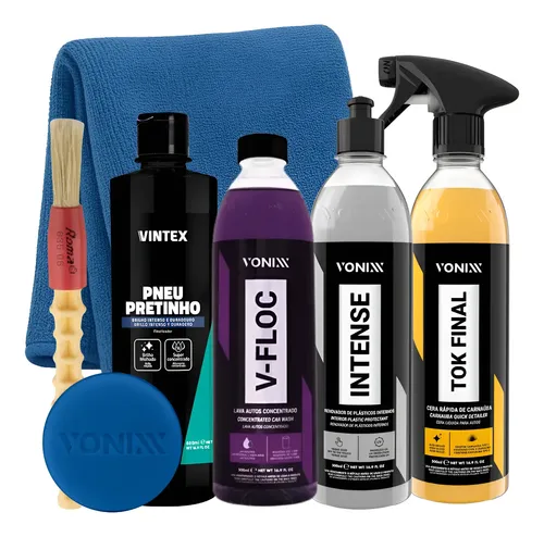 Kit Shampoo  V-floc Cera Tok Final Intense Vonixx Pretinho