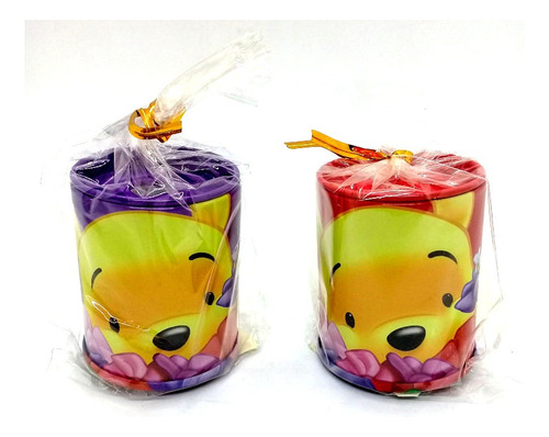 Sacapuntas Doble Lata Tubular Winnie Pooh 